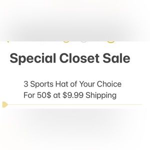 Closet Sale